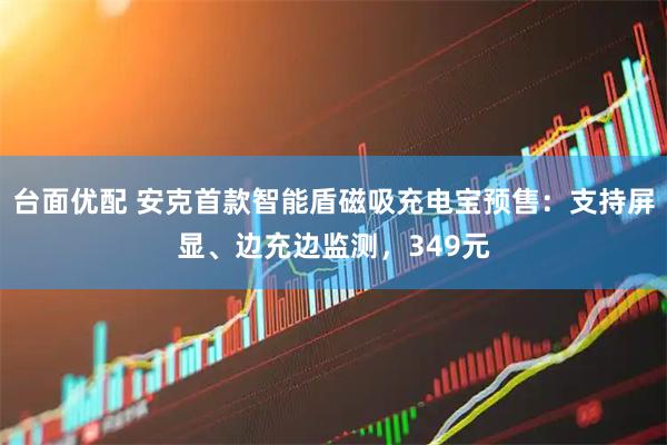 台面优配 安克首款智能盾磁吸充电宝预售：支持屏显、边充边监测，349元