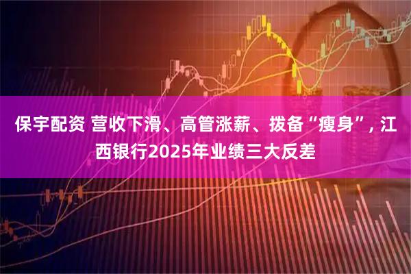 保宇配资 营收下滑、高管涨薪、拨备“瘦身”, 江西银行2025年业绩三大反差