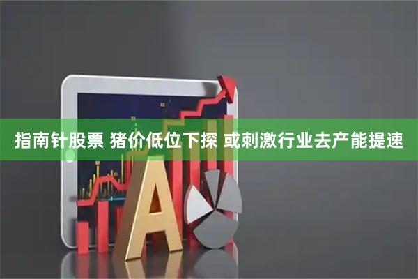 指南针股票 猪价低位下探 或刺激行业去产能提速