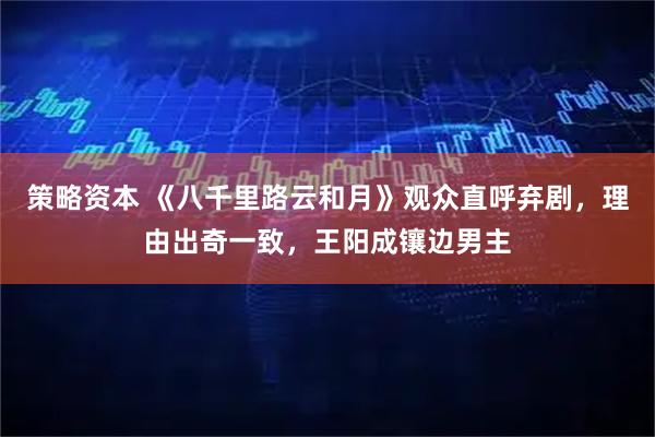 策略资本 《八千里路云和月》观众直呼弃剧,理由出奇一致,王阳成镶边男主