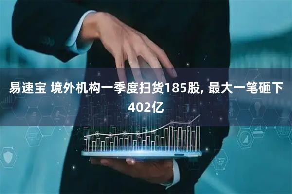 易速宝 境外机构一季度扫货185股, 最大一笔砸下402亿