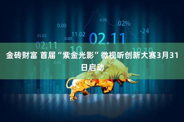 金砖财富 首届“紫金光影”微视听创新大赛3月31日启动