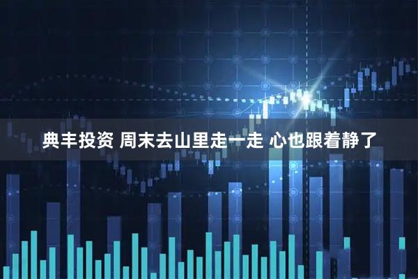 典丰投资 周末去山里走一走 心也跟着静了